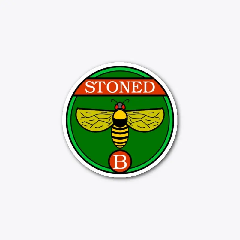 STONED BEE - STICKER 